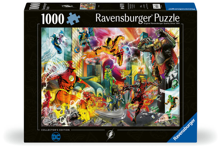 Ravensburger Puzzle 12000748 - The Flash - 1000 Teile DC Comics Puzzle für Erwachsene und Kinder ab 14 Jahren
