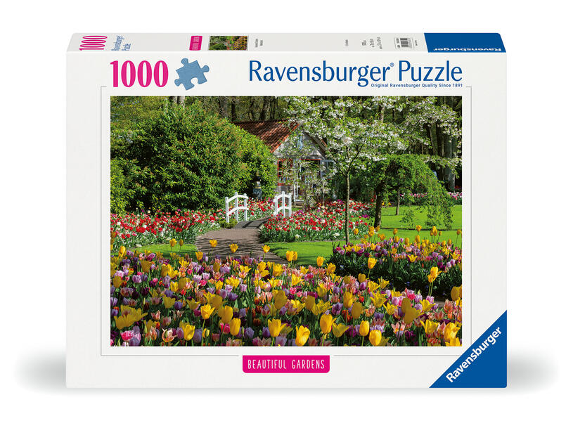 Erwachsenenpuzzle 1000 Teile - Keukenhof Gardens Niederlande