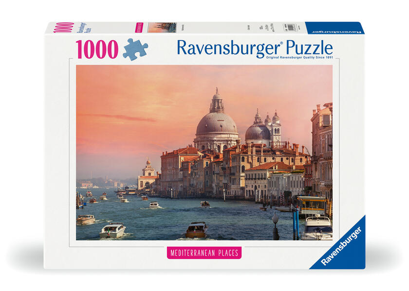 Ravensburger Puzzle 12000026 - Mediterranean Places Italy - 1000 Teile Puzzle für Erwachsene und Kinder ab 14 Jahren Puzzle mit Motiv aus Italien