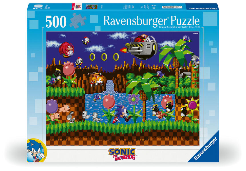 Erwachsenenpuzzle 500 Teile - Sonic the Hedgehog - Classic Sonic