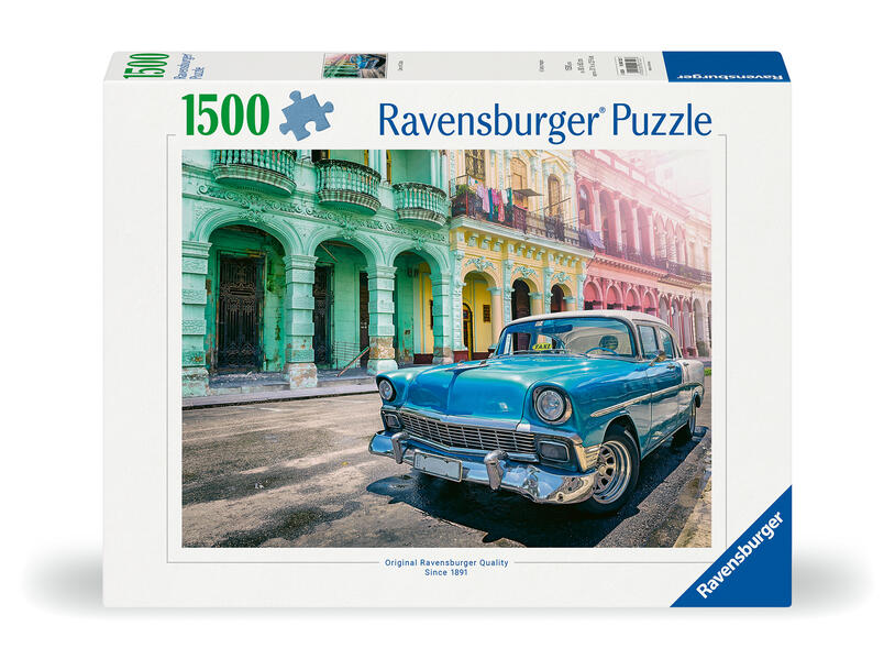 Ravensburger Puzzle 12000722 - Cars Cuba - 1500 Teile Puzzle für Erwachsene und Kinder ab 14 Jahren