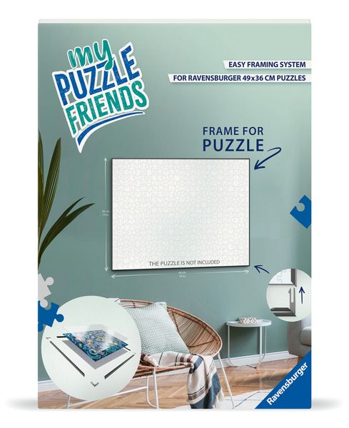 Puzzlezubehör - Puzzle-Rahmen weiß