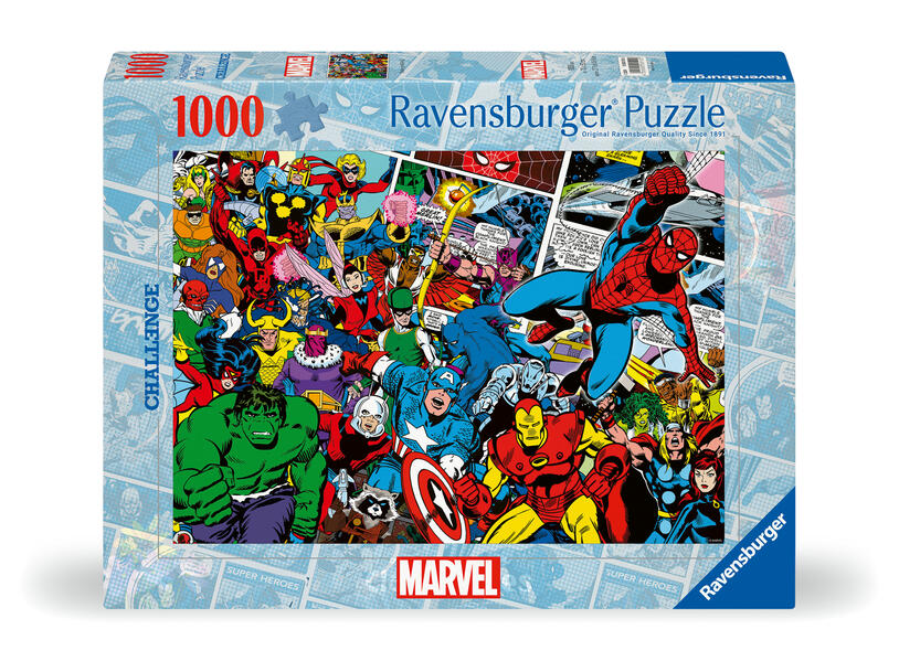 Erwachsenenpuzzle 1000 Teile - Marvel Avengers - Challenge