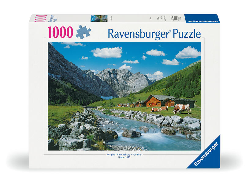 Ravensburger Puzzle 12000649 - Krawendelgebirge in Österreich - 1000 Teile Puzzle für Erwachsene und Kinder ab 14 Jahren Landschafts-Puzzle mit Österreich-Motiv