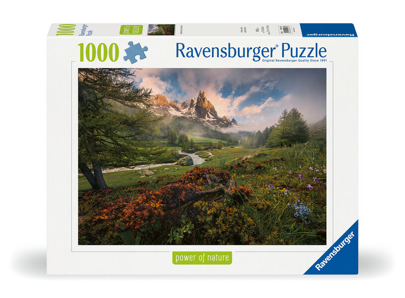 Erwachsenenpuzzle 1000 Teile - Malerische Stimmung im Vallée de la Clarée Französische Alpen