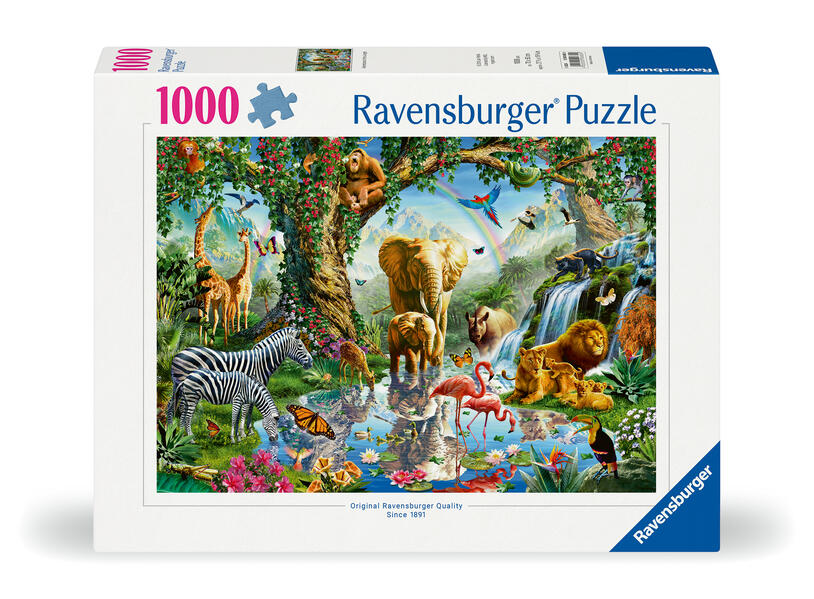 Erwachsenenpuzzle 1000 Teile - Abenteuer im Dschungel