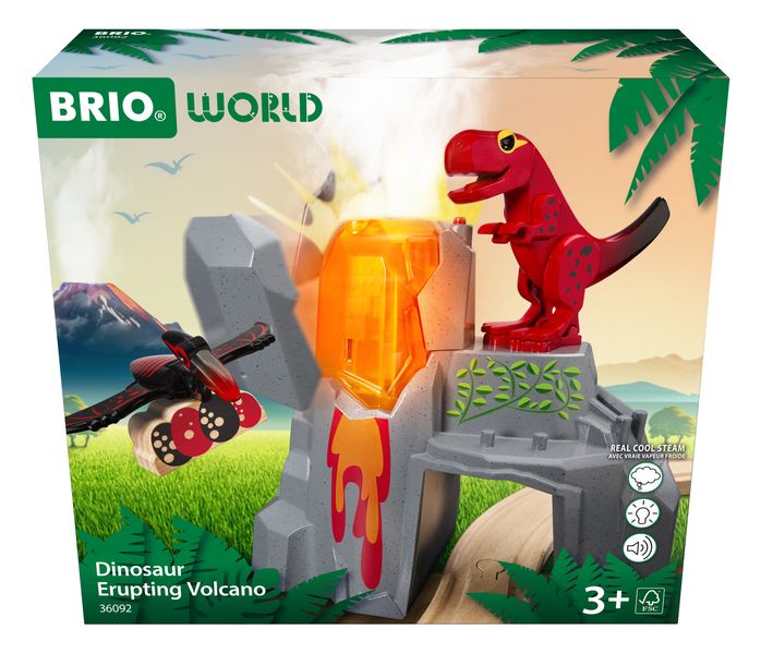 Brio World - Dinosaur Erupting Volcano