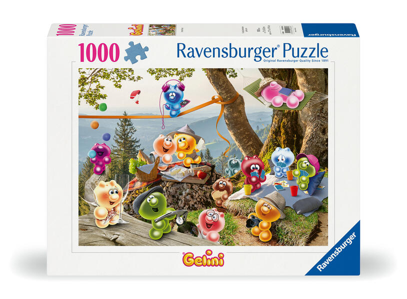Erwachsenenpuzzle 1000 Teile - Gelini - Auf zum Picknick