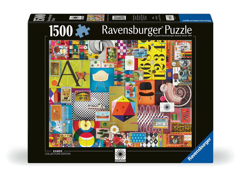 Erwachsenenpuzzle 1500 Teile - Eames House of Cards