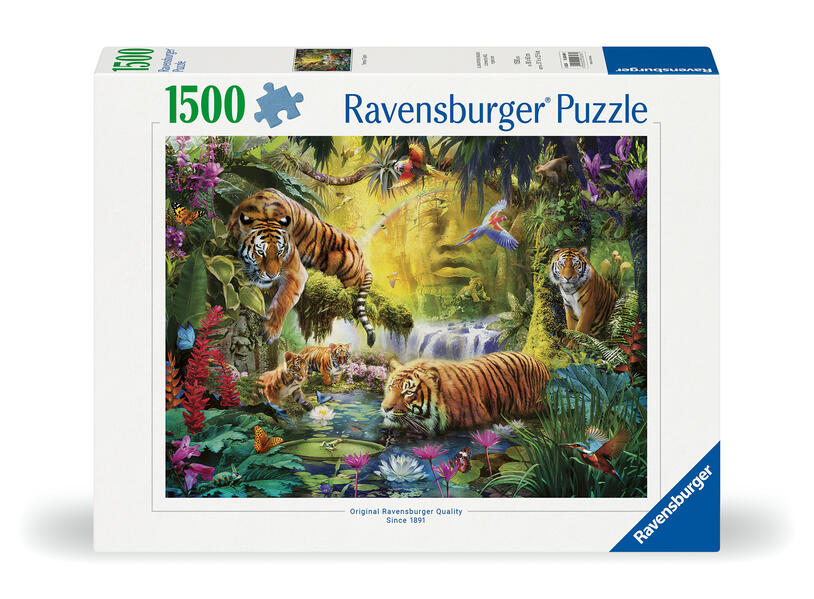 Erwachsenenpuzzle 1500 Teile - Idylle am Wasserloch