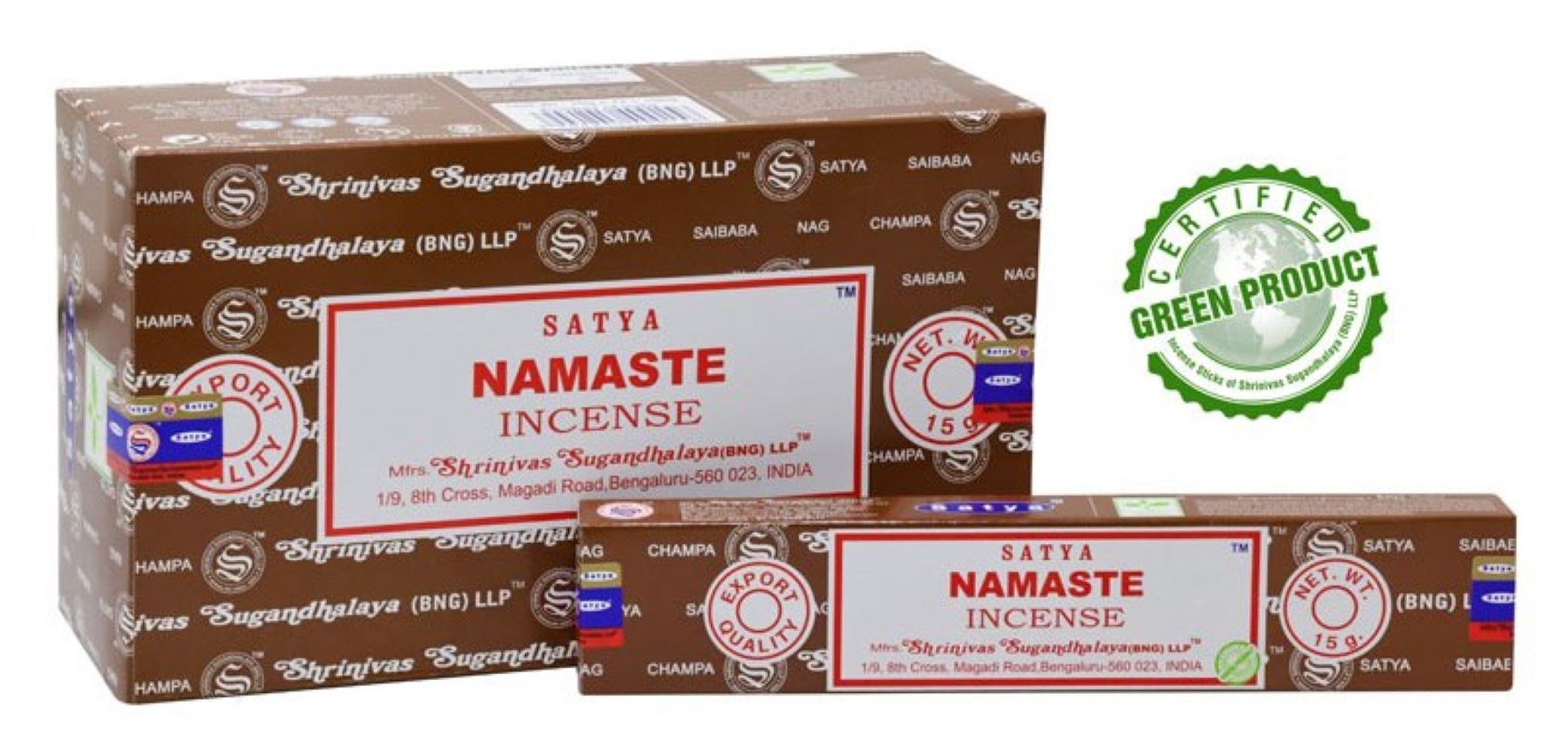 Räucherstäbchen Satya Sai Baba 'Namaste' 15gr.