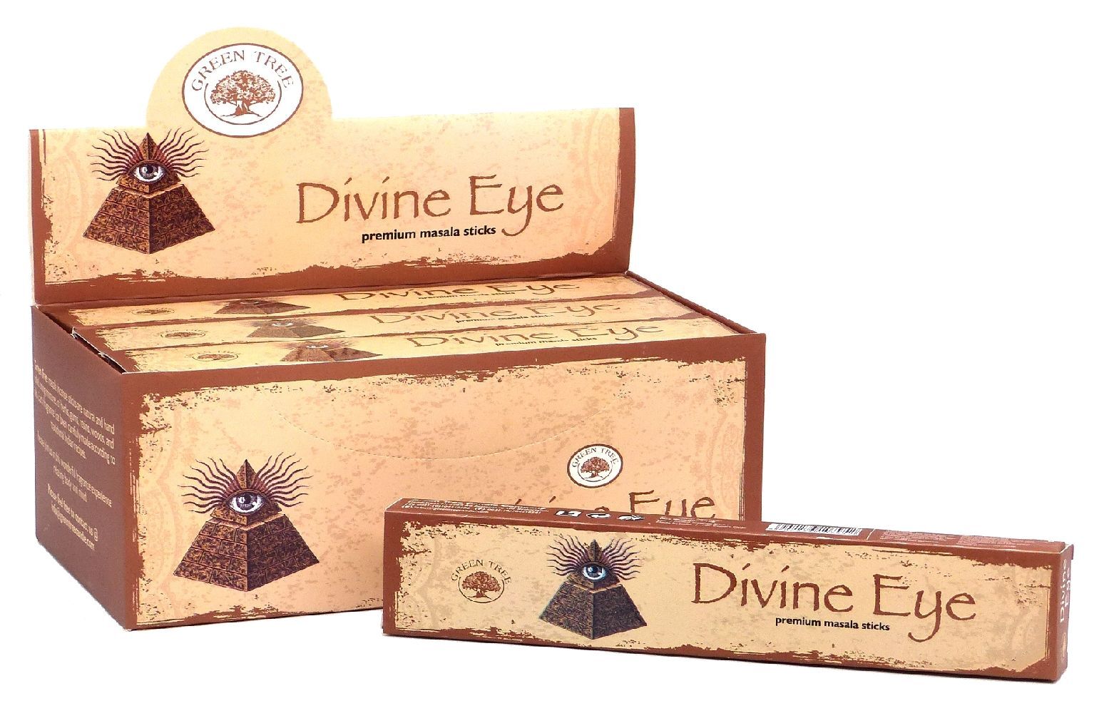 Räucherstäbchen Green Tree 'Divine Eye' 15gr.