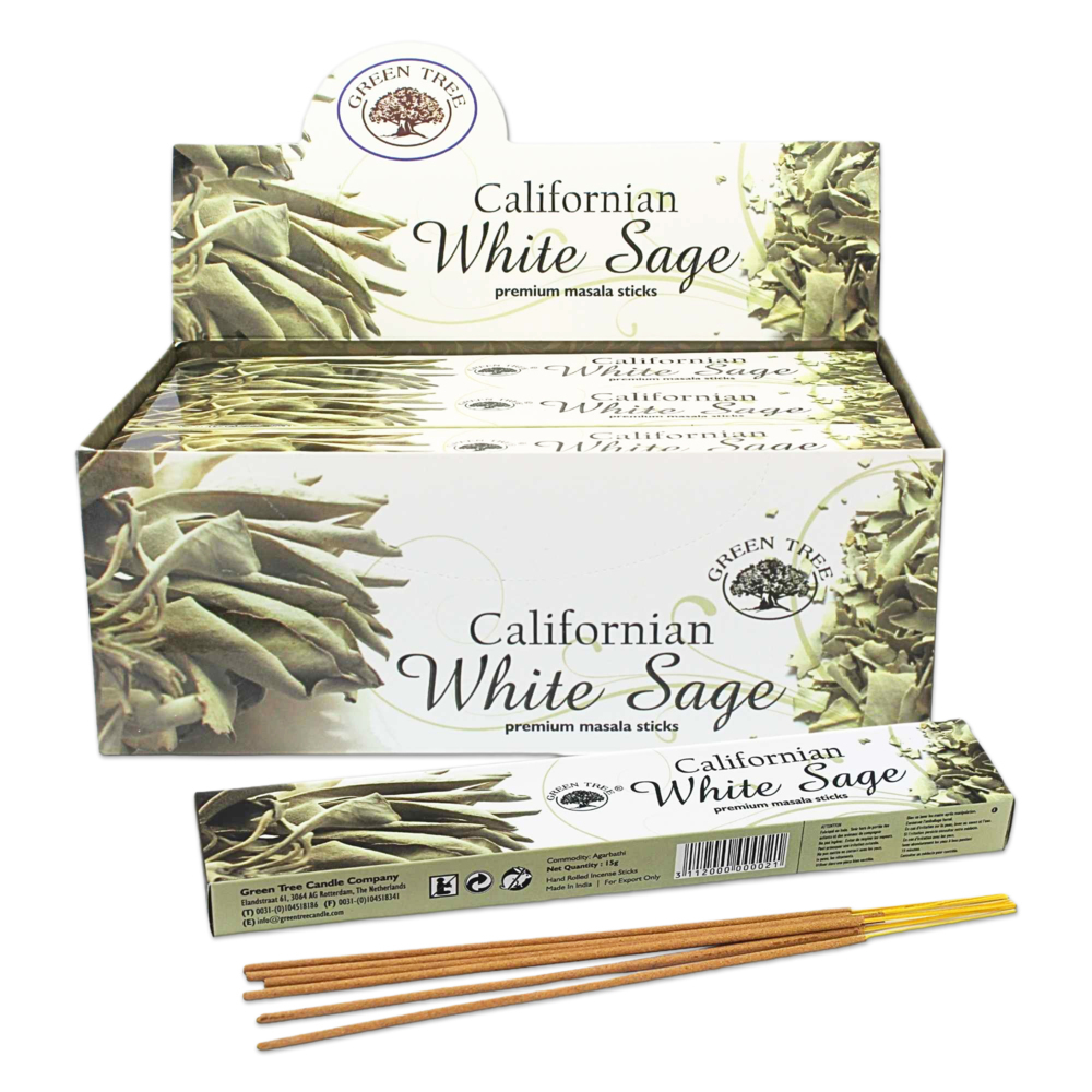 Räucherstäbchen Green Tree 'White Sage' 15gr.