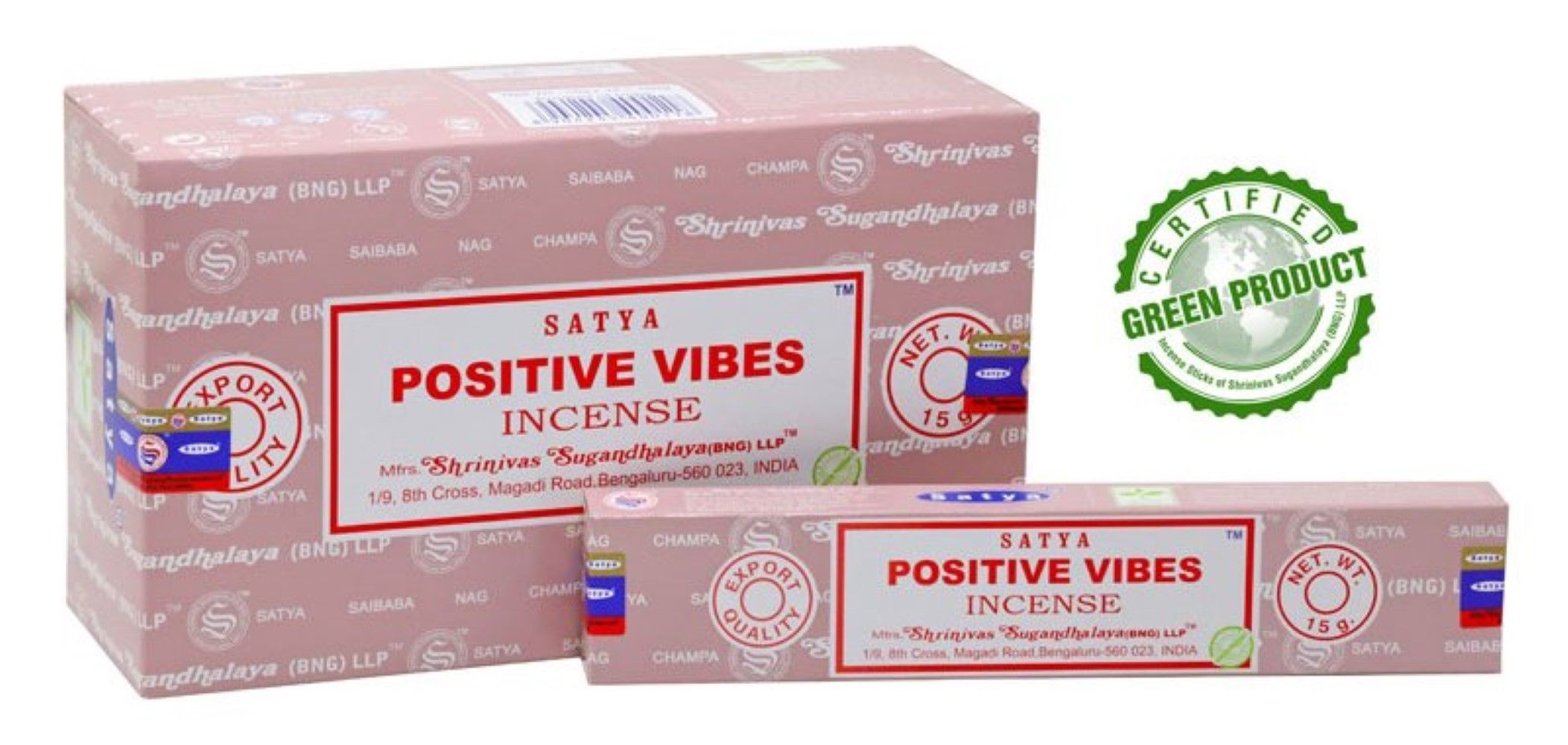 Räucherstäbchen Satya Sai Baba 'Positive Vibes' 15gr