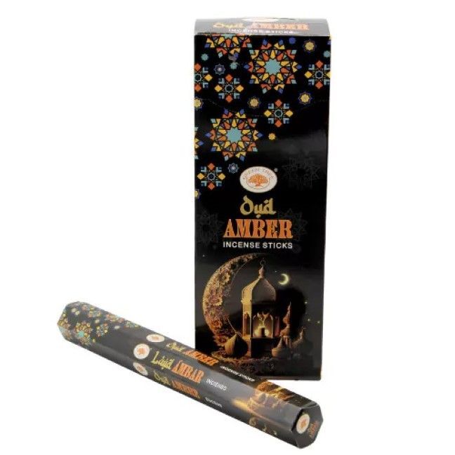 Räucherstäbchen Green Tree 'Oud Amber' 20St.