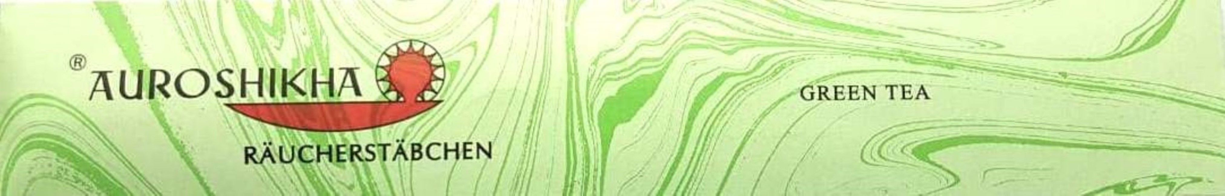 Räucherstäbchen Auroshikha 'Green Tea' 10g