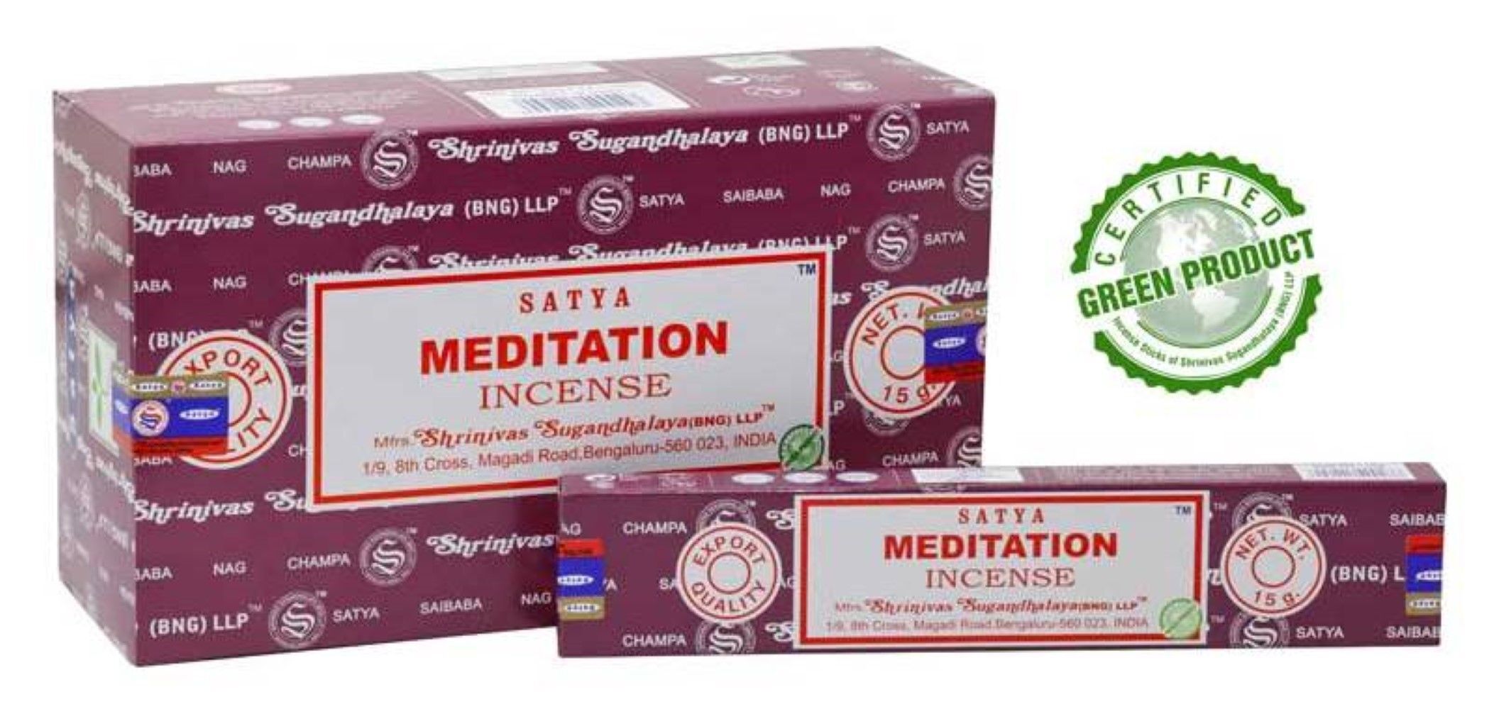 Räucherstäbchen Satya Sai Baba 'Meditation' 15gr.