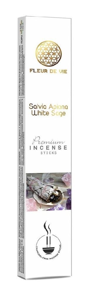 Räucherstäbchen Fleur de Vie Salvia Apiana White Sage Premium Sticks 16gr