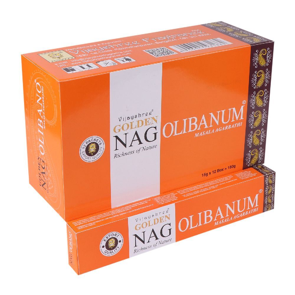 Räucherstäbchen Vijayshree 'Golden Nag Olibanum' 15gr.