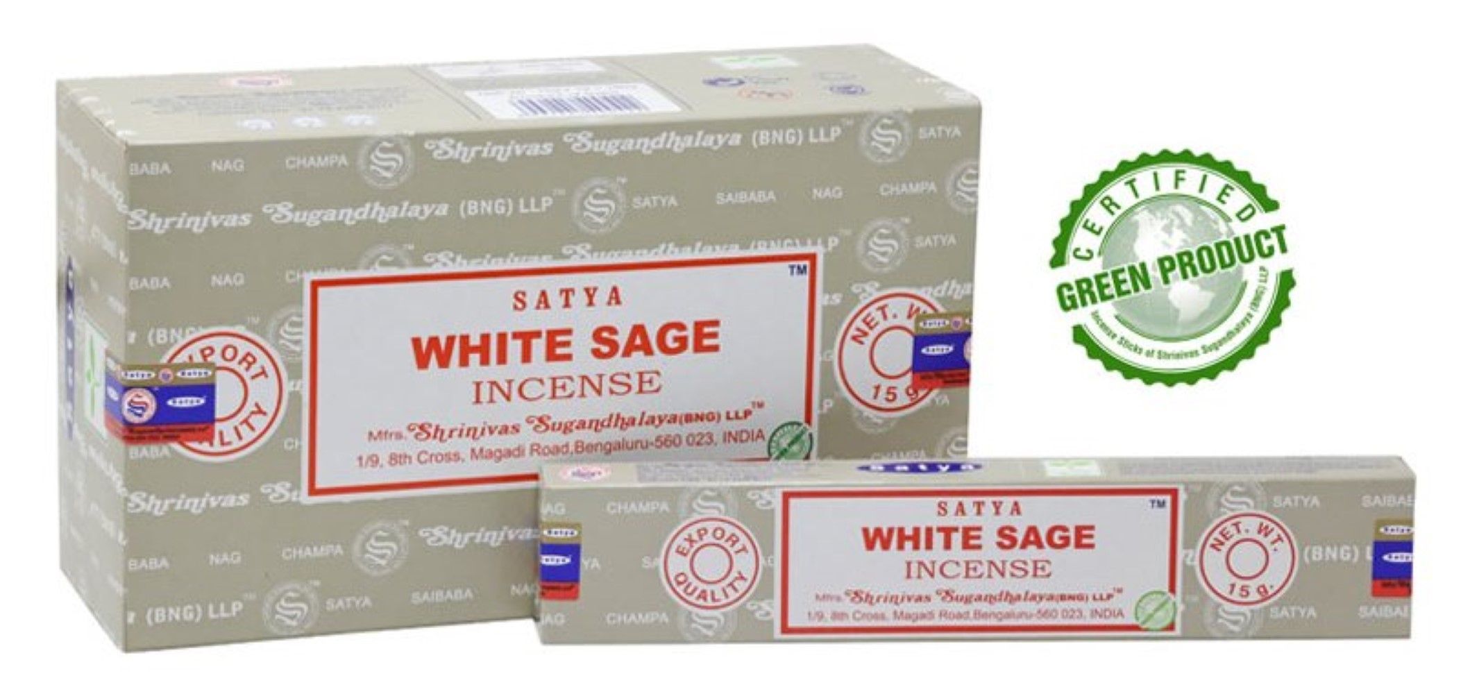 Räucherstäbchen Satya Sai Baba 'White Sage' 15gr
