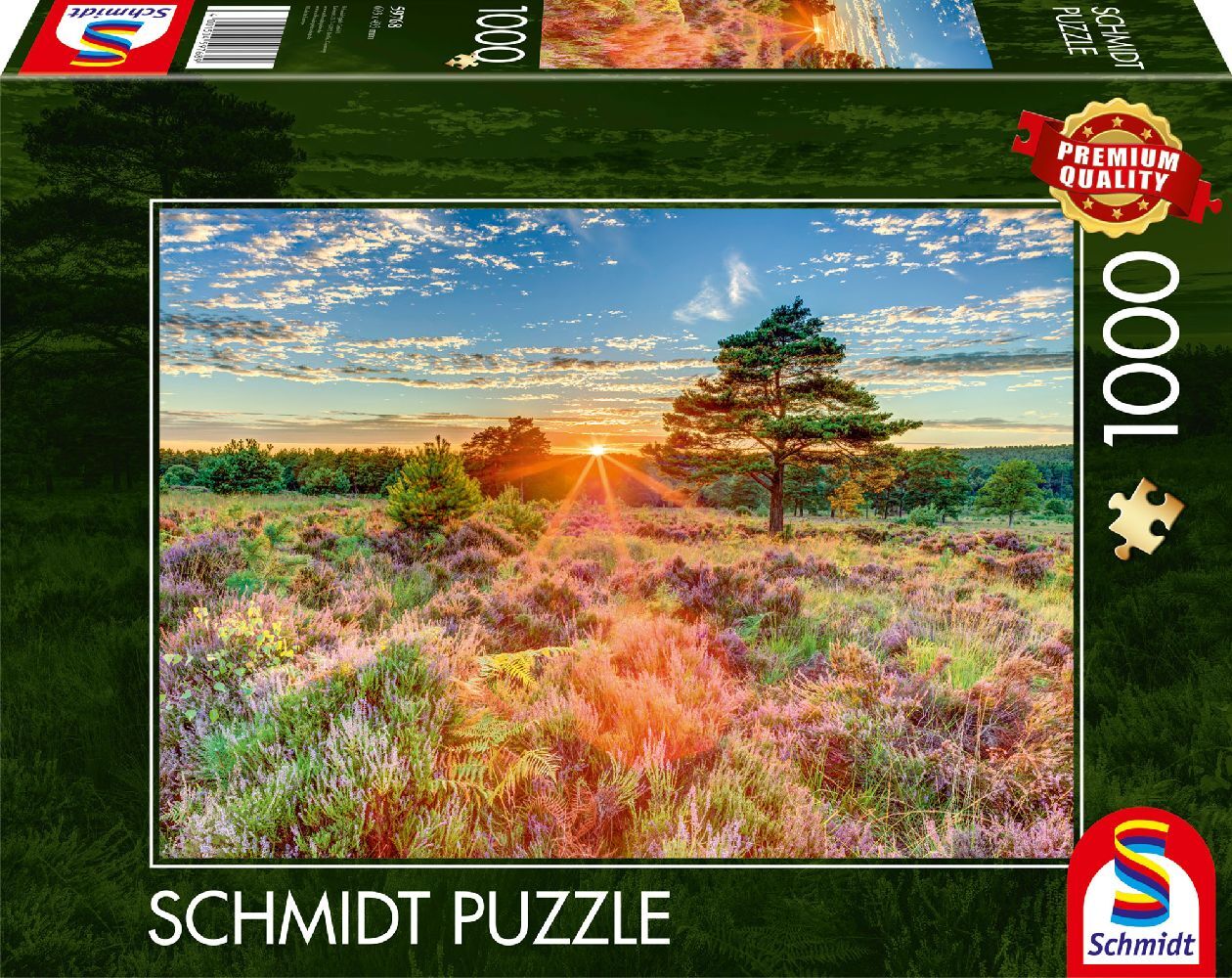 Schmidt Spiele - Heide im Sonnenuntergang 1.000 Teile