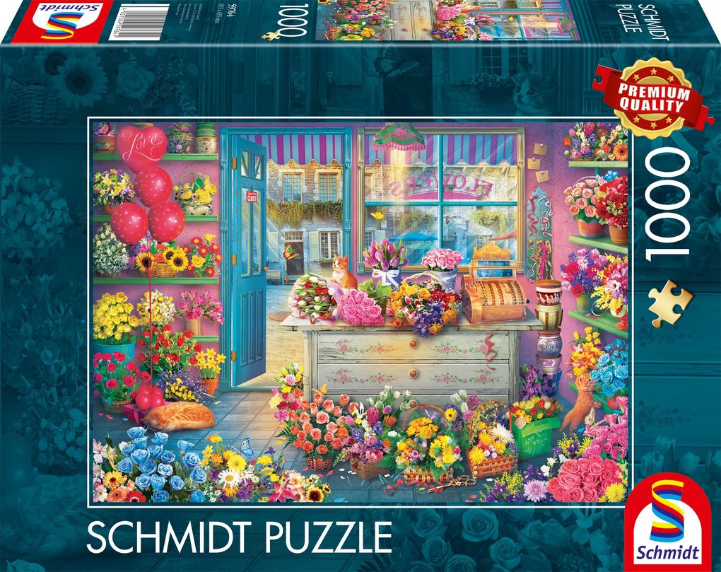 Schmidt Spiele - Bunter Blumenladen 1.000 Teile