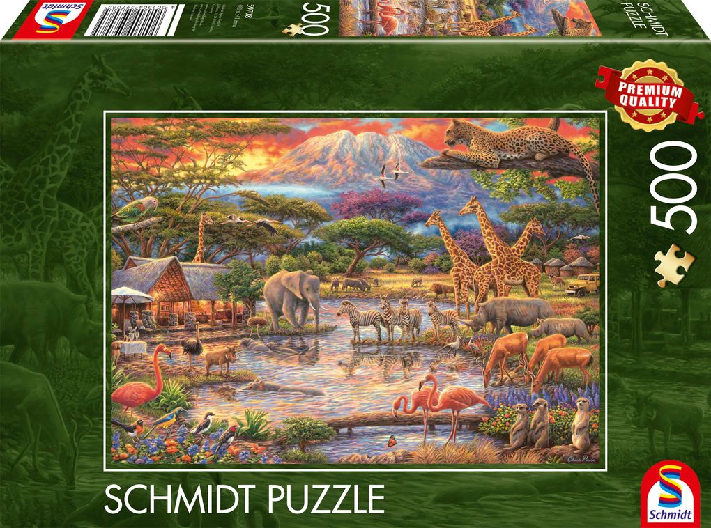 Schmidt Spiele - Paradies am Kilimandscharo 500 Teile