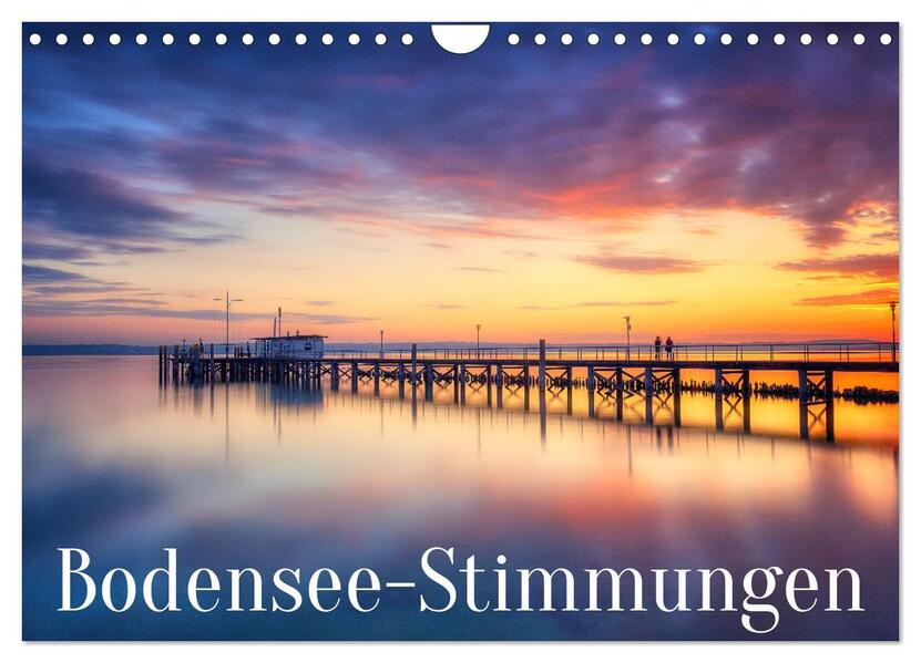 Bodensee-Stimmungen (Wandkalender 2025 DIN A4 quer) CALVENDO Monatskalender
