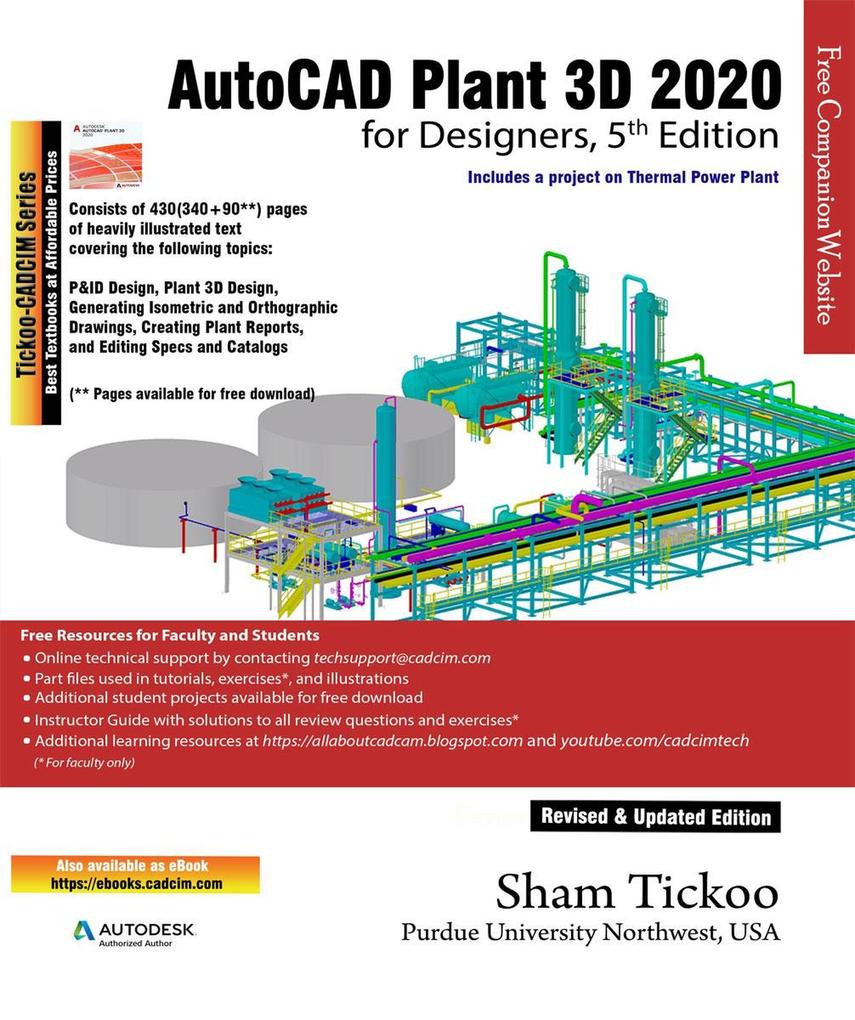 AutoCAD Plant 3D 2020 for Designers 5th Edition