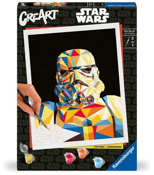 CreArt Malen nach Zahlen Adults Trend Star Wars - Stormtrooper