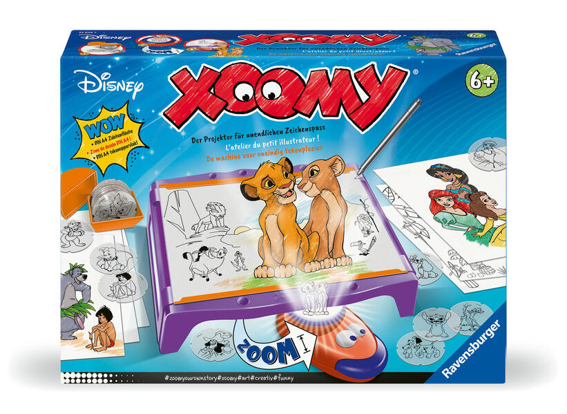Xoomy® Maxi Disney Classics und Prinzessinnen - Zeichnen lernen Kreatives Zeichnen und Malen für Kinder ab 6 Jahren Zeichenset für unendlichen Zeichenspaß