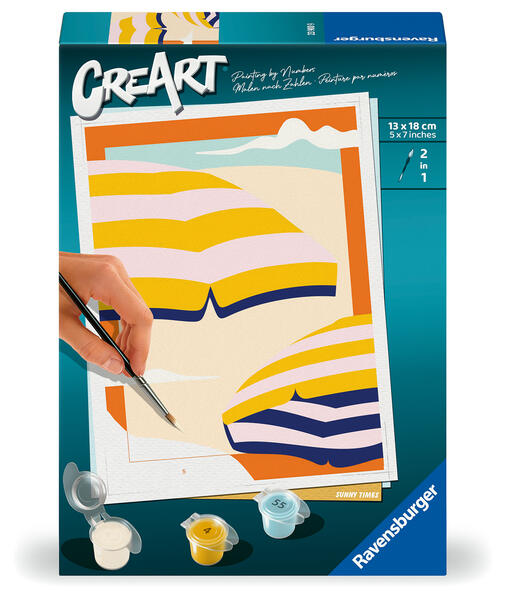 CreArt Malen nach Zahlen Gallery Wall - Sonnige Zeiten