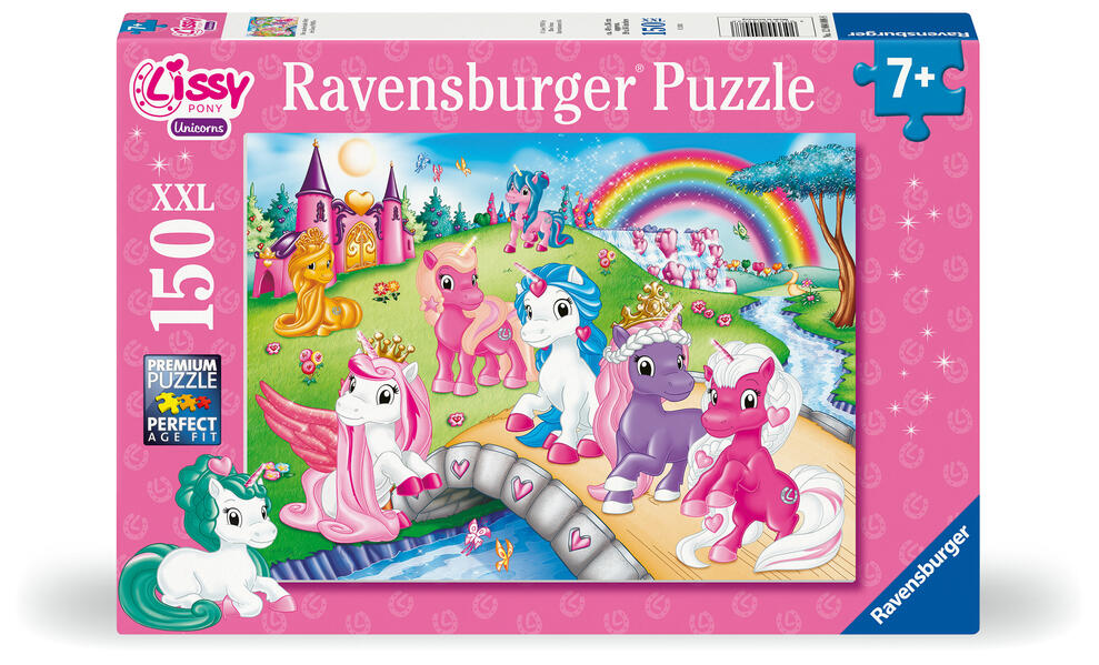 Ravensburger Kinderpuzzle 12004008 - Die zauberhafte Welt der Lissy PONYs - 100 Teile XXL Lissy PONY Puzzle für Kinder ab 7 Jahren