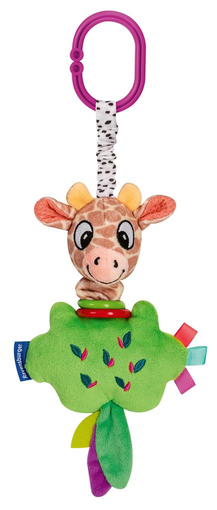 Ravensburger 4851 play+ Zappel-Giraffe Kuscheltier mit lustigem Spieleffekt Baby-Spielzeug ab 0 Monate