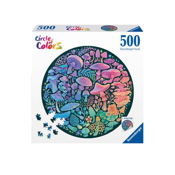 Erwachsenenpuzzle 500 Teile - Pilze