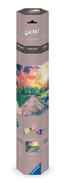 CreArt Malen nach Zahlen Canvas Leinwand - Magisches Licht