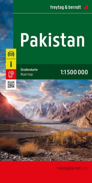 Pakistan Autokarte 1:1.500.000 freytag & berndt