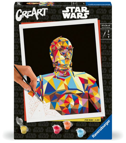 CreArt Malen nach Zahlen Adults Trend Star Wars - C-3PO