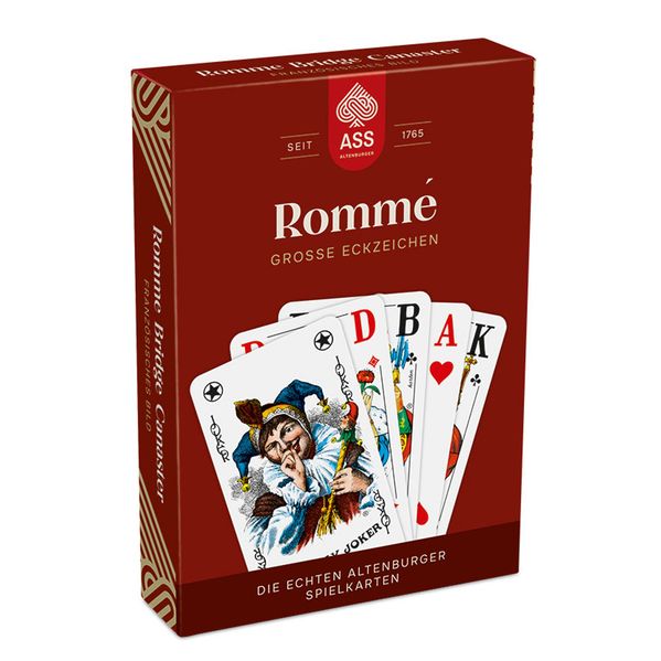 Senioren Rommé französisches Bild