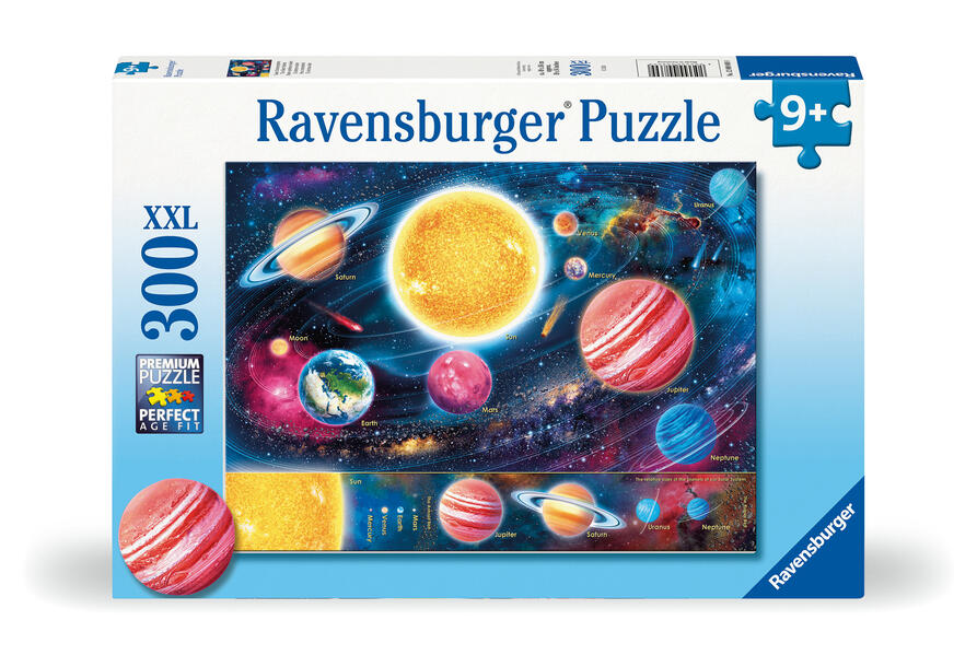 Ravensburger Kinderpuzzle - 12000869 Unser Sonnensystem - 300 Teile XXL Puzzle für Kinder ab 9 Jahren