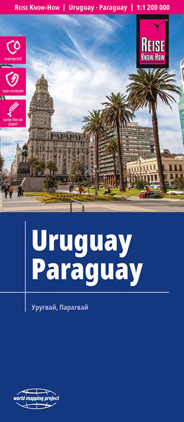 Reise Know-How Landkarte Uruguay Paraguay (1:1.200.000)