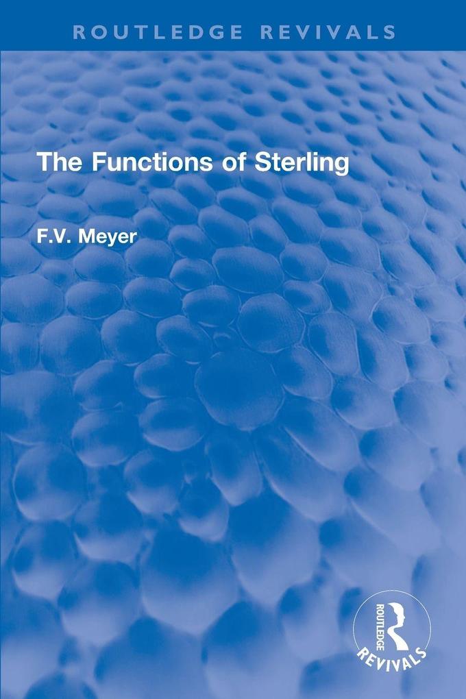 The Functions of Sterling
