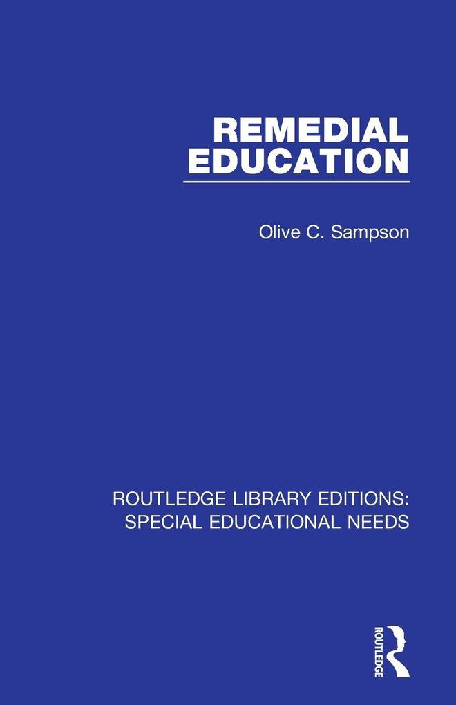 Remedial Education
