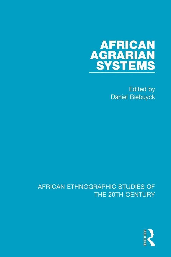African Agrarian Systems