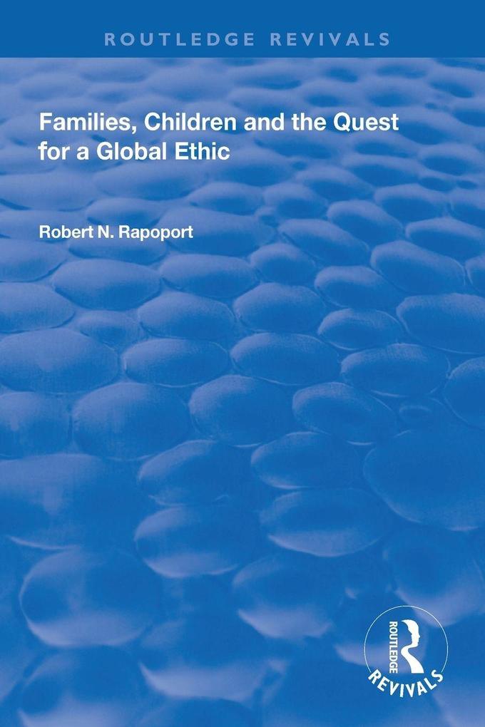Families Children and the Quest for a Global Ethic