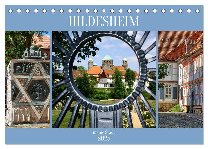 Hildesheim meine Stadt (Tischkalender 2025 DIN A5 quer) CALVENDO Monatskalender
