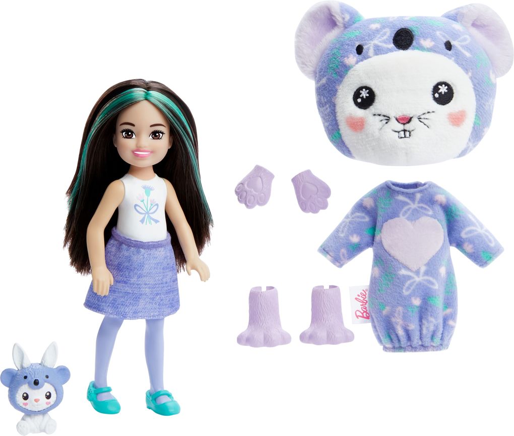 Barbie - Cutie Reveal Chelsea Costume Cuties Series - Bunny in Koala