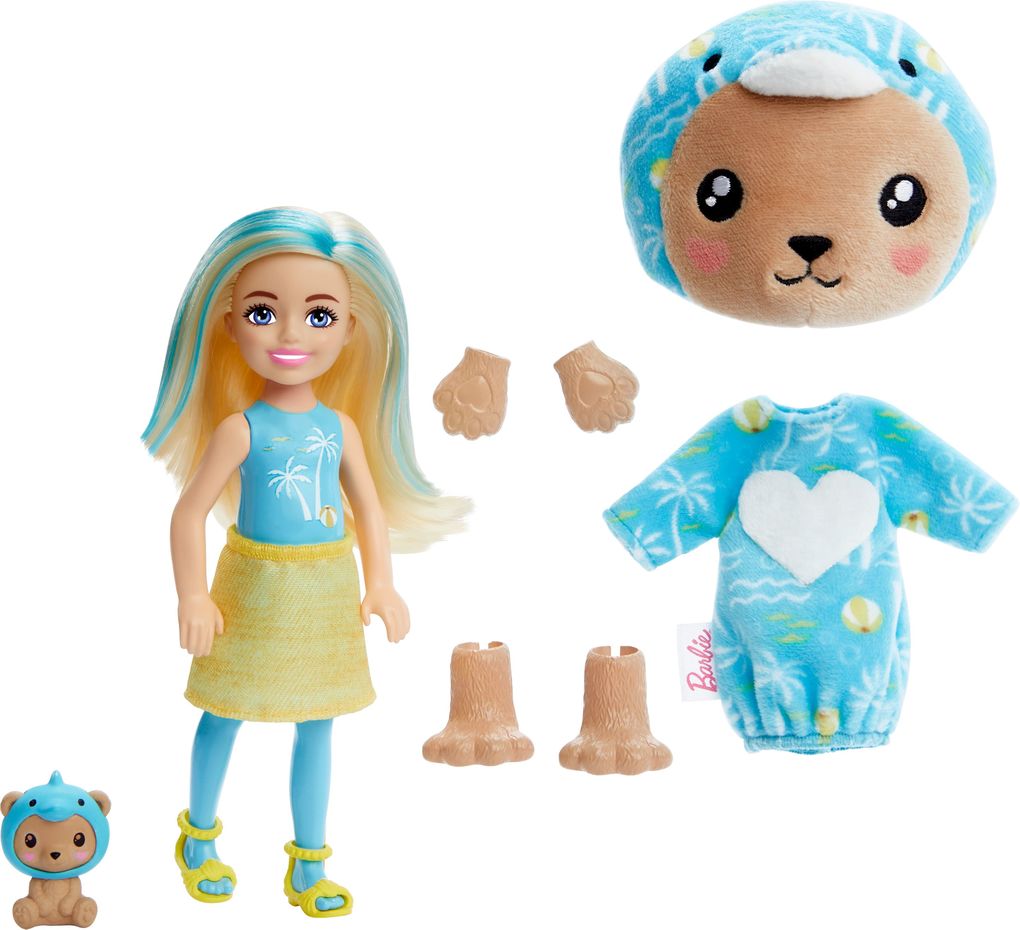 Barbie - Cutie Reveal Chelsea Costume Cuties Series - Teddy Dolphin
