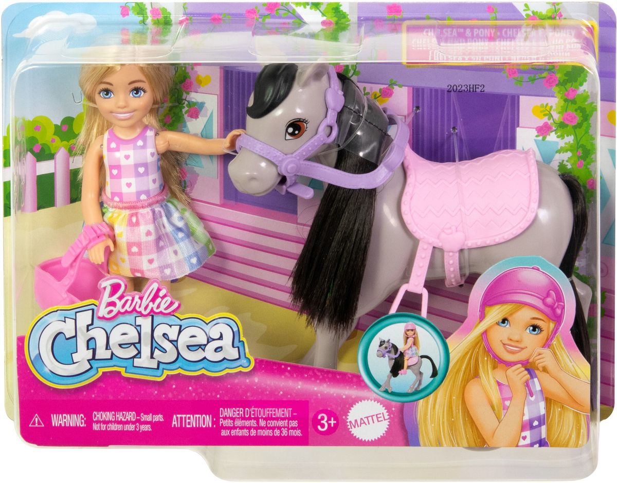 Barbie - New Chelsea & Pony- Chelsea