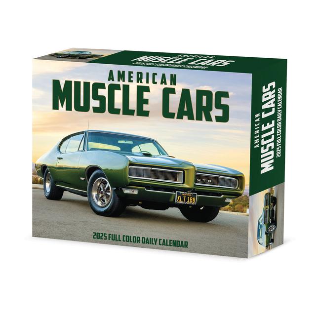 American Muscle Cars 2025 6.2 X 5.4 Box Calendar